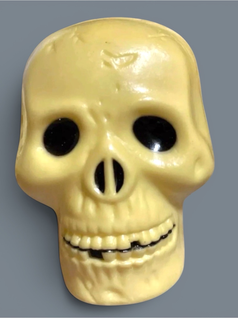 Vintage Halloween Skull Plastic Blow Mold Late 60's, Early 70's